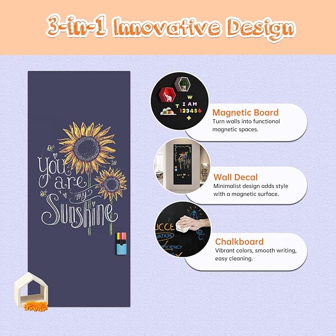 Magnetic Chalkboard Contact Paper - Image 3