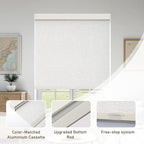 AOSKY Custom Linen Roller Blinds Shades - Image 3