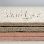 Lightomorrow Bulletin Board, 24 x 18 inches Felt Board Decorative Pin Board - Image 4