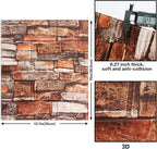 20PCS 3D Wall Panels Peel and Stick Foam, Self-Adhesive Decorative 3D Brick - Image 3