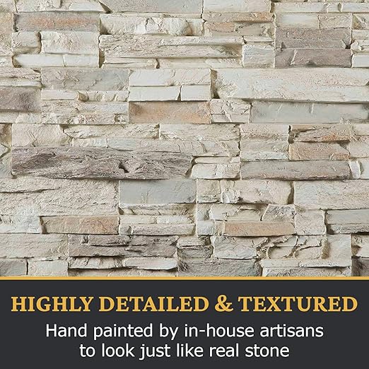 AZ Faux High-Density Polyurethane Faux Stone Interlocking Right Endcap - Image 6