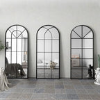 Mirror Full Length, Oversize Farmhouse Standing Wall Mirrors Hanging or Leaning - Image 8
