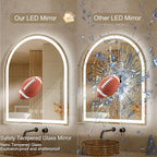 Arched LED Bathroom Mirrors - Image 3