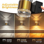 L LOHAS LED Night Light, Modern Night Lights Plug into Wall, Amber-3000K-5000K - Image 3