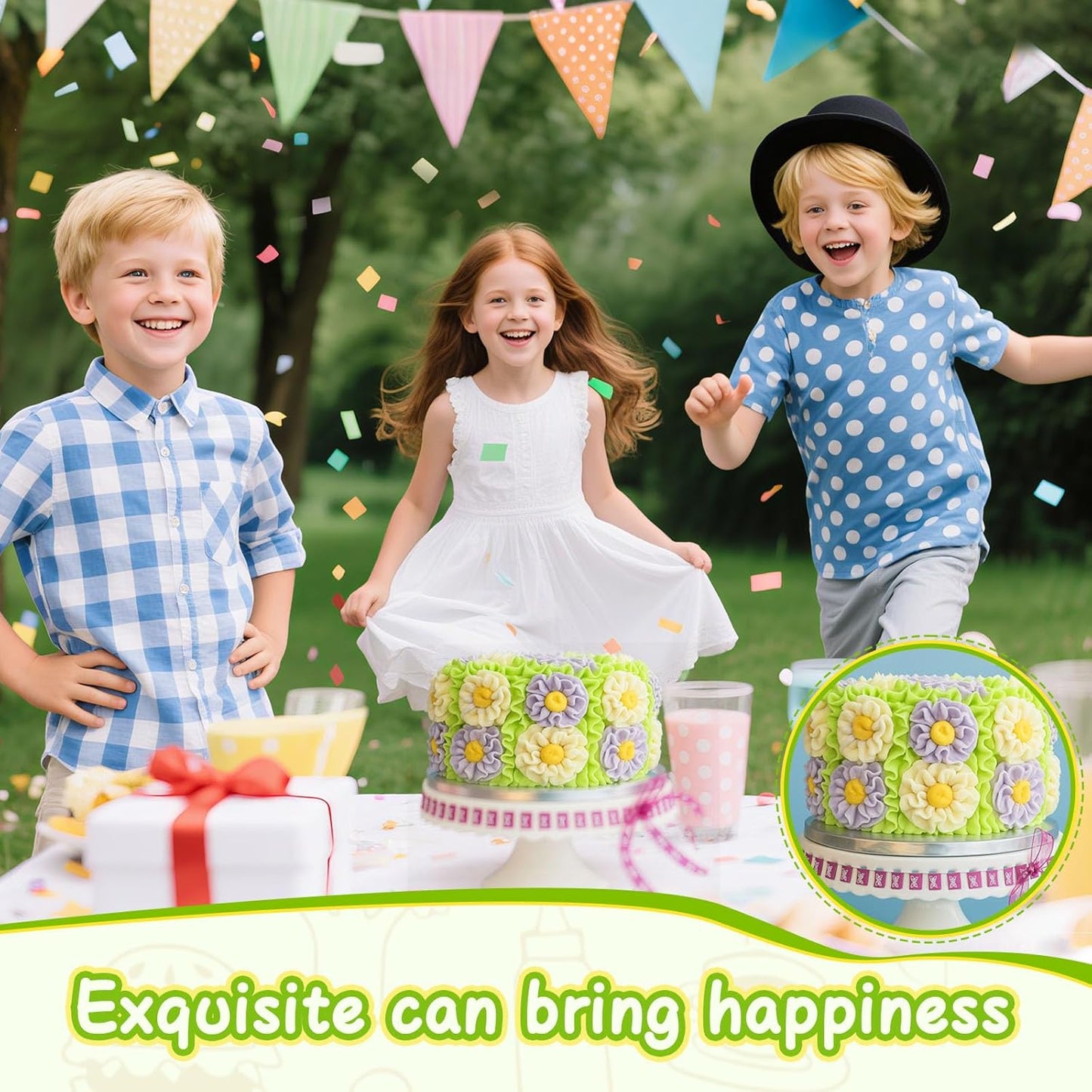 Suuker Ball Russian Piping Tips Lace Mold Pastry Cake Decorating Tool, Stainless Steel Cream Butter cream Cake DIY Baking Pastry Tools (3 Pieces)