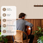 EVERECO 12 Pack Large Acoustic Panels, 47.2×23.6×0.4 inches, Soundproof Panels - Image 2