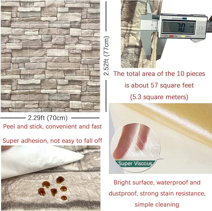 Yutianli 7mm Thick Anti-Collision self Adhesive 3D Wall Panels Peel and Stick - Image 5