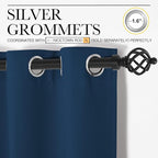 NICETOWN Bedroom Curtain Panels Blackout Draperies, Thermal Insulated Solid - Image 3