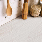 White Wood Contact Paper for Cabinets Drawers Wood Grain Peel and Stick - Image 7