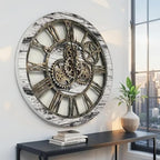 ImprovingLife The Gears Clock The Original Real Moving Gear Wall Clock Vintage - Image 2