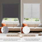 Grandekor No Tools No Drill Cordless Cellular Shades, UV Protection Privacy No - Image 7