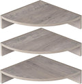 Corner Shelves 3-Pack for Bathroom & Kitchen, Space-Saving Floating Corner Wall by Unknown