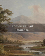InSimSea Framed Canvas Wall Art, Vintage Landscape Painting, Rustic Nature - Image 7
