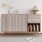 VEELIKE 15.7''x118'' Grey Wood Slats Wallpaper Peel and Stick Removable Wooden - Image 7