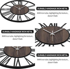 LEIKE Extra Large Wall Clocks, Silent Little Ticking, Battery Operated Vintage - Image 5