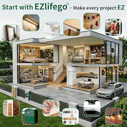 EZlifego Double Sided Tape Heavy Duty, Nano Double Sided Adhesive Tape - Image 9