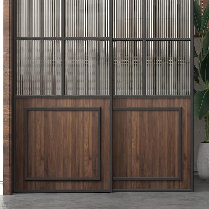BOMENG Large Walnut Wood Wallpaper Peel and Stick Matte 32"x591" Dark Brown - Image 6