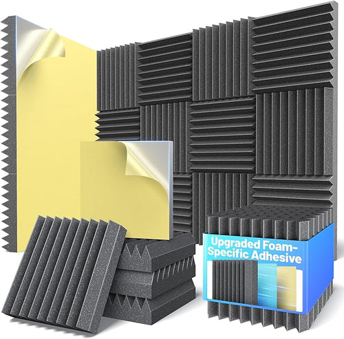 12 Pack Sound Proof Foam Panels by Unknown