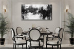 VHMING Black Abstract Wall Art Decor Black and White Painting Pop Culture Wall - Image 5