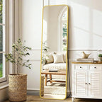 Delma Full Length Mirror, Wall Mounted, Freestanding or Leaning, Rounded - Image 8