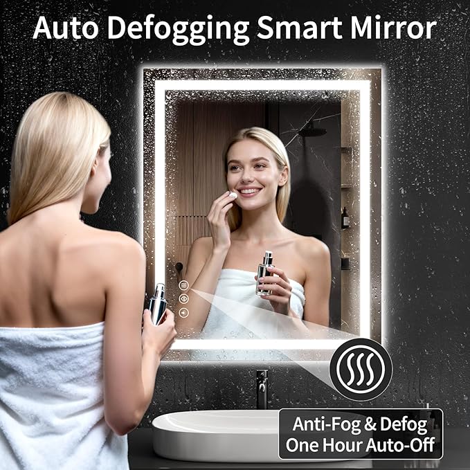 30"x36" LED Bathroom Mirror - Image 3