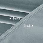 NICETOWN Stone Blue Room Darkening Curtains - Image 8