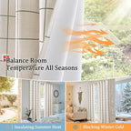Lajode Linen Blackout Curtains for Bedroom - Image 7