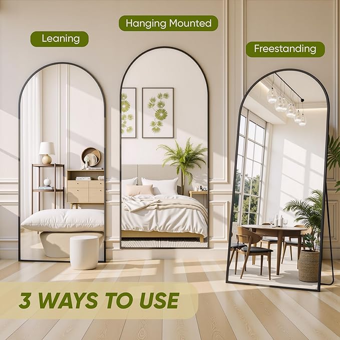 Full Length Mirror, Oversized Floor Mirrors, Leaning Free Standing Mirrors - Image 8