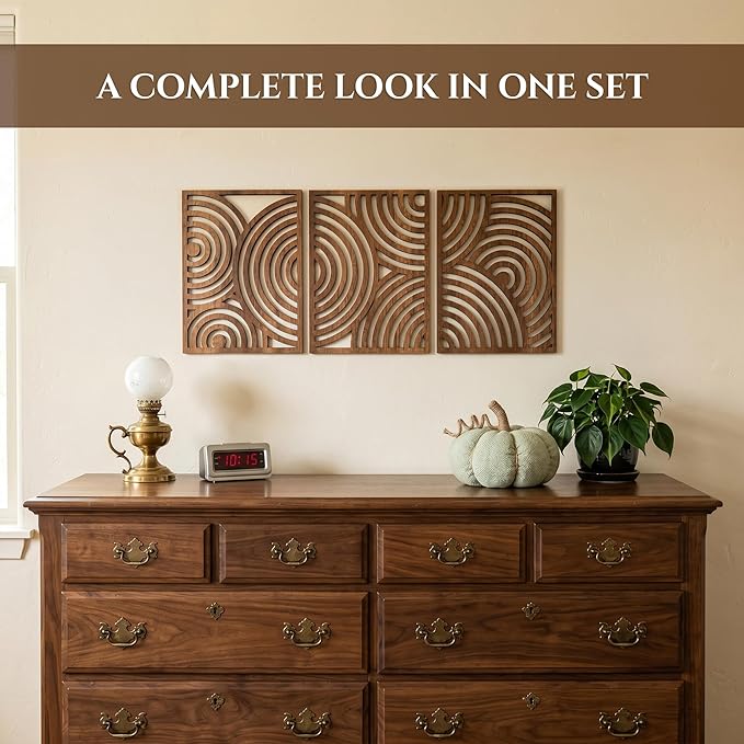 qmmp Modern Wooden Wall Sculptures - Image 2