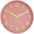 Mosewa Wall Clock 10 Inch, Battery Operated Silent Non-Ticking Modern Analog by MOSEWAWALLCLOCK