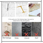 3D Wall Panels Peel and Stick in White, Faux Brick Wall Panels - Image 4
