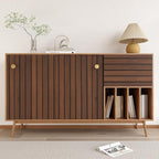 VEELIKE Walnut Wood Slat Peel and Stick Wallpaper Wood Contact Paper - Image 6