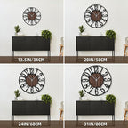 Large Wall Clock for Living Room Decor, 24 Inch Non Ticking Silent, Battery - Image 2