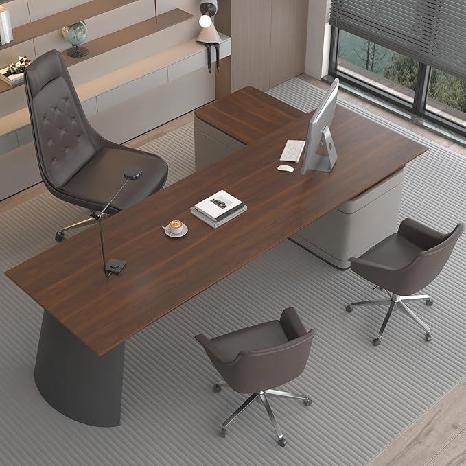 BOMENG Walnut Wood Contact Paper 16x79 inch Dark Brown Wood Wallpaper Peel and - Image 6