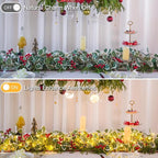 suddus 40 LED Christmas Fairy Lights Battery Powered, 12.5ft Vine String Lights - Image 5