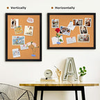DOLLAR BOSS Cork Board for Wall 36" x 24" Bulletin Board for Wall - Image 6