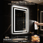 Delma LED Bathroom Mirror with Lights, 30x20 Vanity Mirror - Image 8