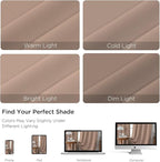 CUCRAF Khaki Blackout Curtains 96 inch Length 2 Panels Set, Rod Pocket Room - Image 4