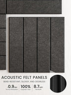 Bumusty Large Cork Board Alternative-48 x 36" Felt Bulletin Board Tiles - Image 3