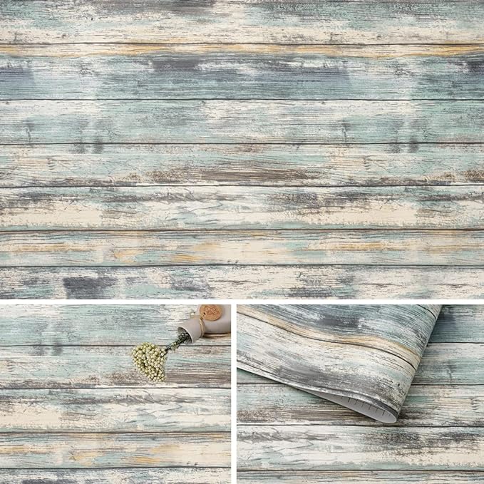 Arthome 17"×393" Rustic Wood Contact Paper Peel and Stick Self-Adhesive by ArthomeWALLDECOR