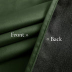 NICETOWN Olive Green Velvet Blackout Curtains 92 inch Long - Image 8