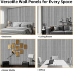 RITOLLO 8 Packs Acoustic Panel 47.2"×23.6" Sound Absorbing Slat Wall Panels - Image 6