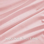 NICETOWN Baby Pink Velvet Curtains 96 inch Length, Room Darkening Thermal - Image 5