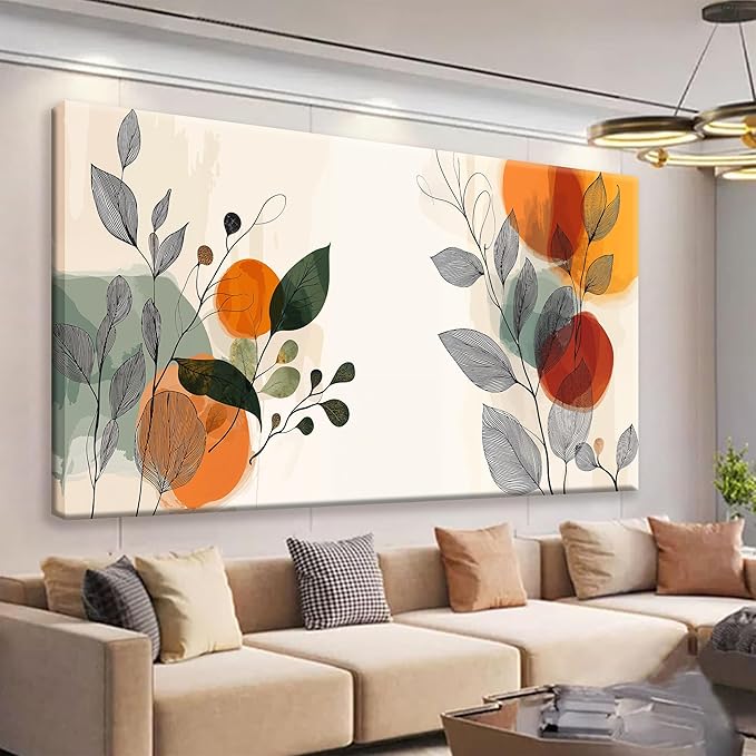 Suconvng Wall Art For Living Room Modern Boho Wall Art Decor Modern Aesthetic by Suconvng