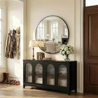 Antok 24 Inch Round Mirror for Wall, Round Bathroom Mirror, Circle Wall Mirrors - Image 4