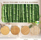 Juexica 2 Pcs Natural Bamboo Wall Panel - Image 3