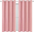 LEMOMO Pink Thermal Blackout Curtains/52 x 54 Inch/Set of 2 Panels Room by Lemomo
