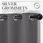 NICETOWN Bedroom Curtains Blackout Drapery Panels, Three Pass Microfiber - Image 3