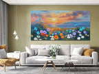 Ardemy Landscape Wall Art for Living Room Extra Large Wildflower Pictures Wall - Image 3