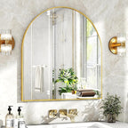 XRAMFY 31"x32" Arched Wall Mirror - Image 3